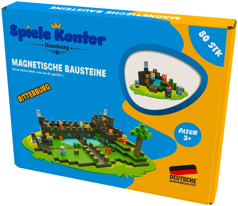 Verpackung Ritterburg, 80 Teile